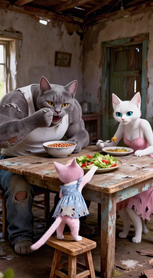 #cutecat #cartoons #catstory #aicat thumbnail from TikTok