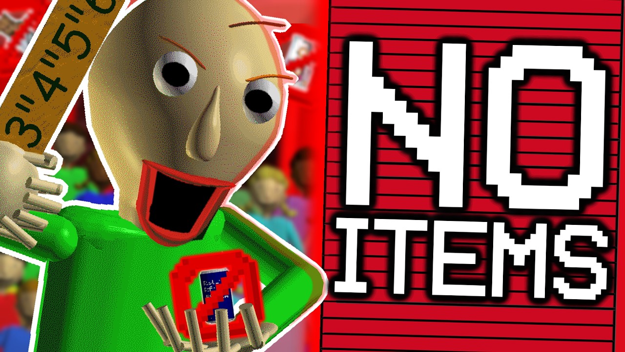 Can You Beat Baldi's Basics Plus With NO ITEMS? thumbnail from YouTube
