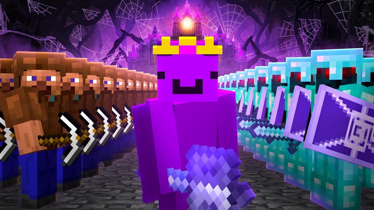 1000 Players Simulate UNDERGROUND Civilization in Minecraft thumbnail from YouTube