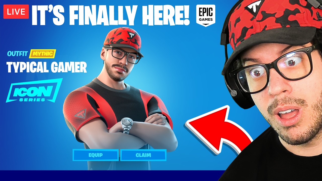 🔴 LIVE! - I GET MY ICON SKIN TODAY in FORTNITE! thumbnail from YouTube