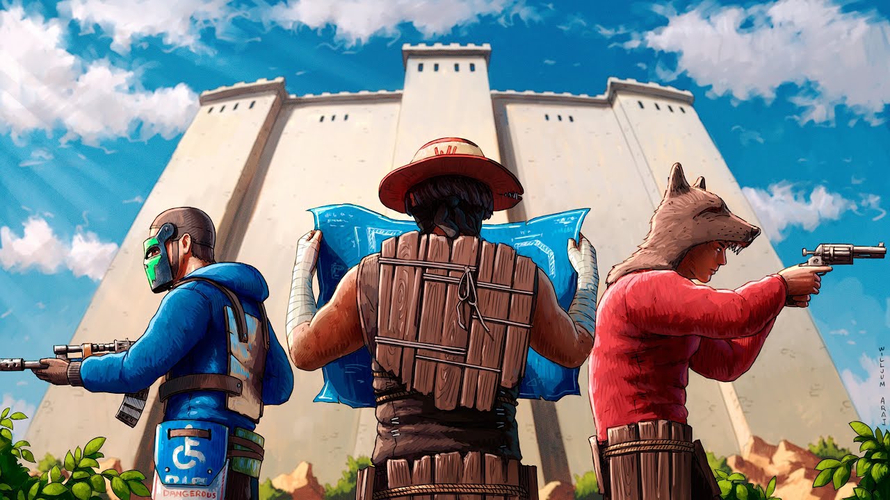 When a solo farmer and 2 PVP Chads play Official Rust... thumbnail from YouTube