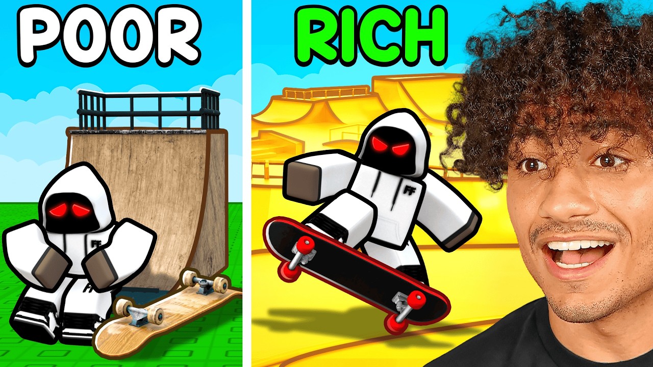 Spending $8,529,793 To Build The BIGGEST SKATE PARK In Roblox.. thumbnail from YouTube