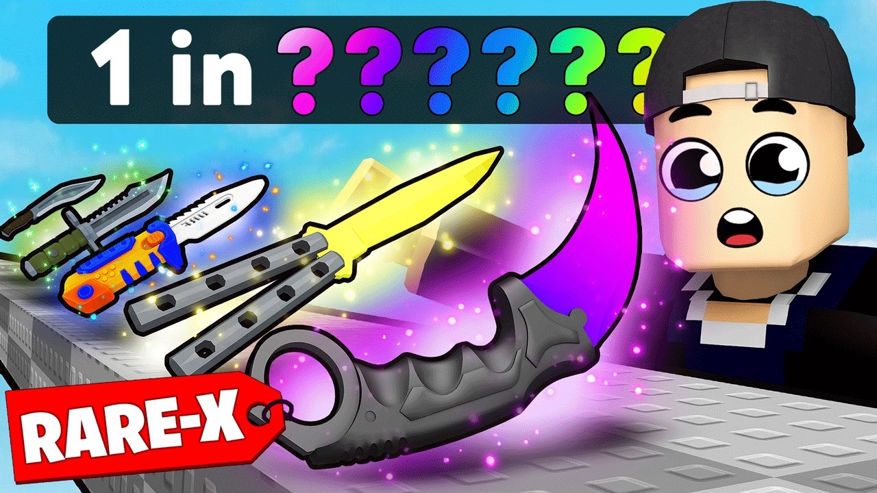 Finding The RAREST KNIFE in Roblox Knife Farm thumbnail from YouTube