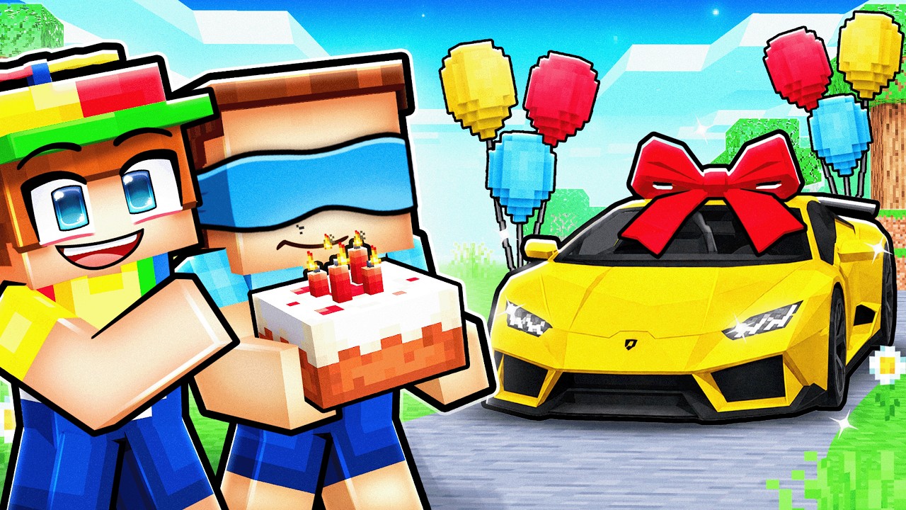 Surprising Gooby with DREAM BIRTHDAY in Minecraft! thumbnail from YouTube