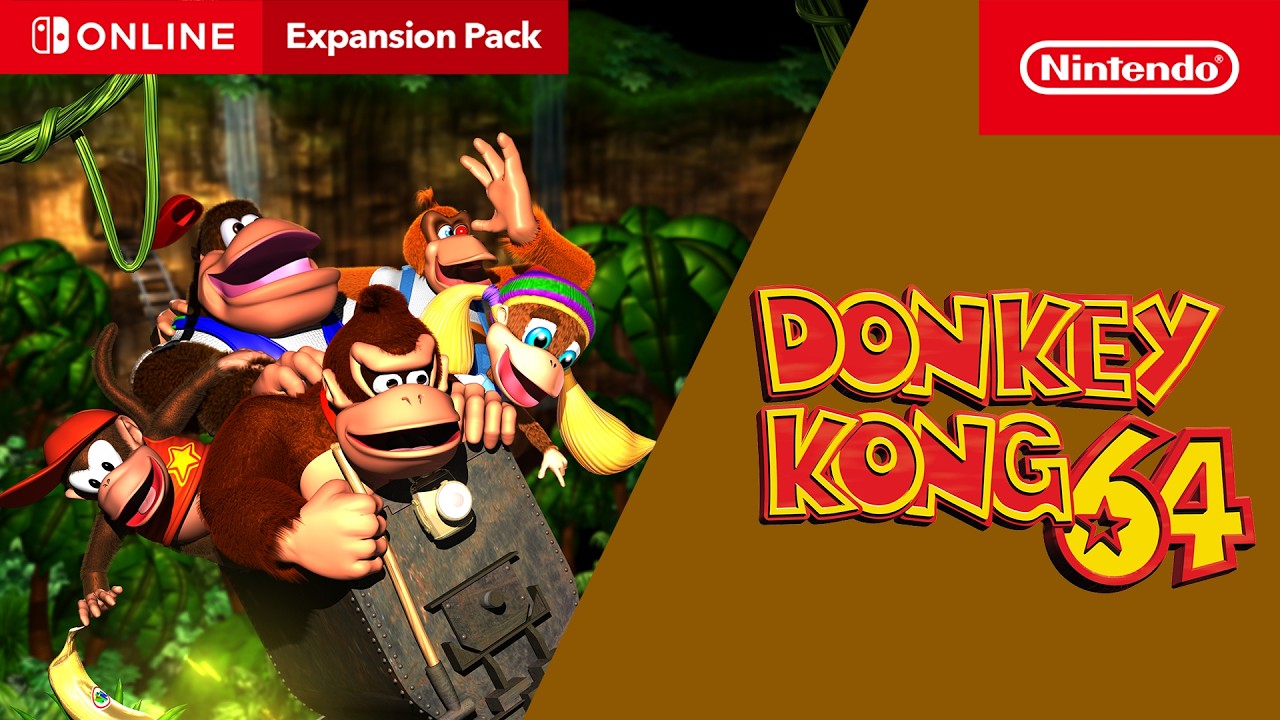 Donkey Kong 64 – Nintendo 64 – Nintendo Classics – Nintendo Switch Online + Expansion Pack thumbnail from YouTube