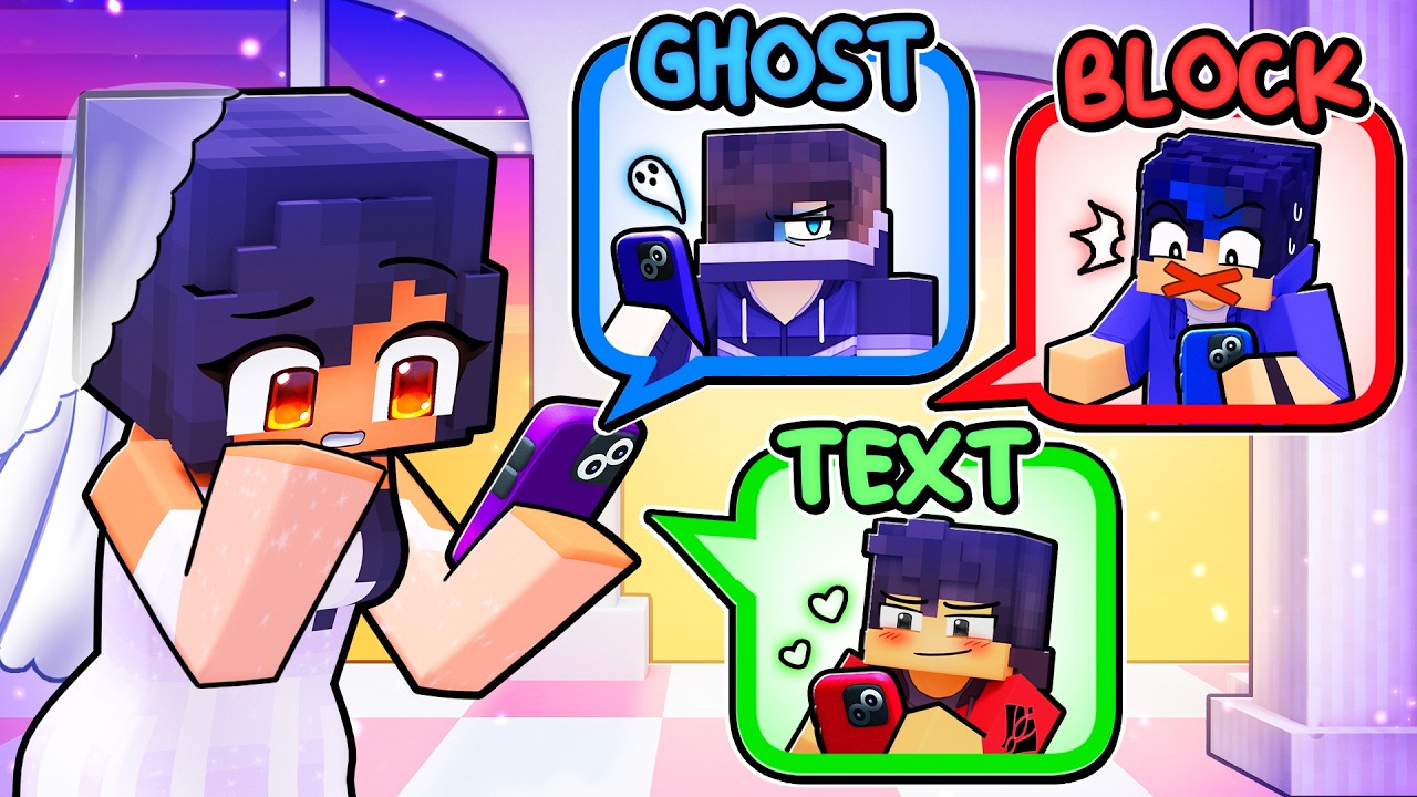 GHOST BLOCK TEXT in Minecraft! thumbnail from YouTube