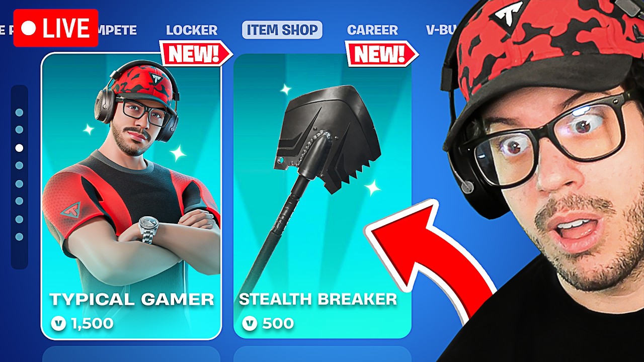 🔴 LIVE! - MY *ICON SKIN* ITEM SHOP COUNTDOWN! (FREE GIVEAWAYS) thumbnail from YouTube