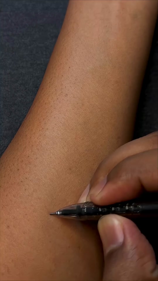 Japanese Samurai Katana on Wrist - Gel Pen Tattoo art. thumbnail from TikTok