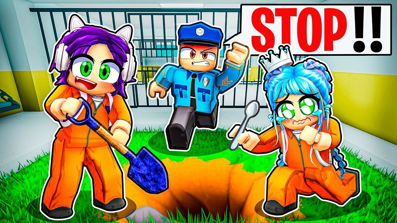 We Have To DIG TO ESCAPE This PRISON In Roblox! thumbnail from YouTube