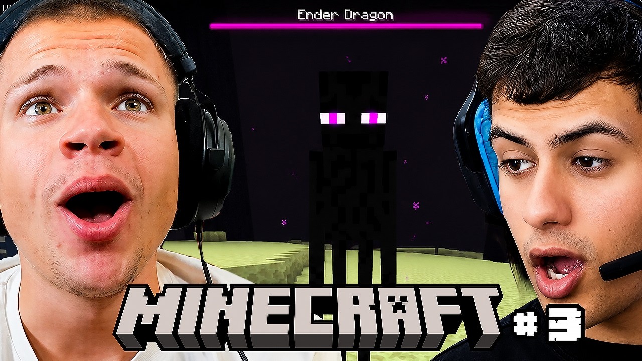 PLAYING HARDCORE MINECRAFT UNTIL WE BEAT IT thumbnail from YouTube
