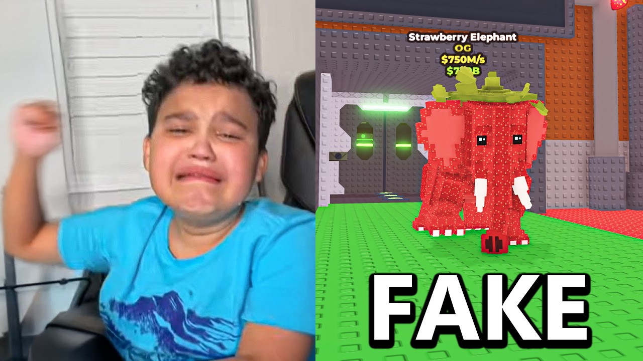 spawning FAKE strawberry elephants.. thumbnail from YouTube