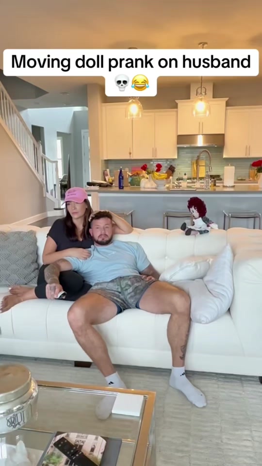 Taddy bear moving scaring prank funny 🤣🤣 thumbnail from TikTok