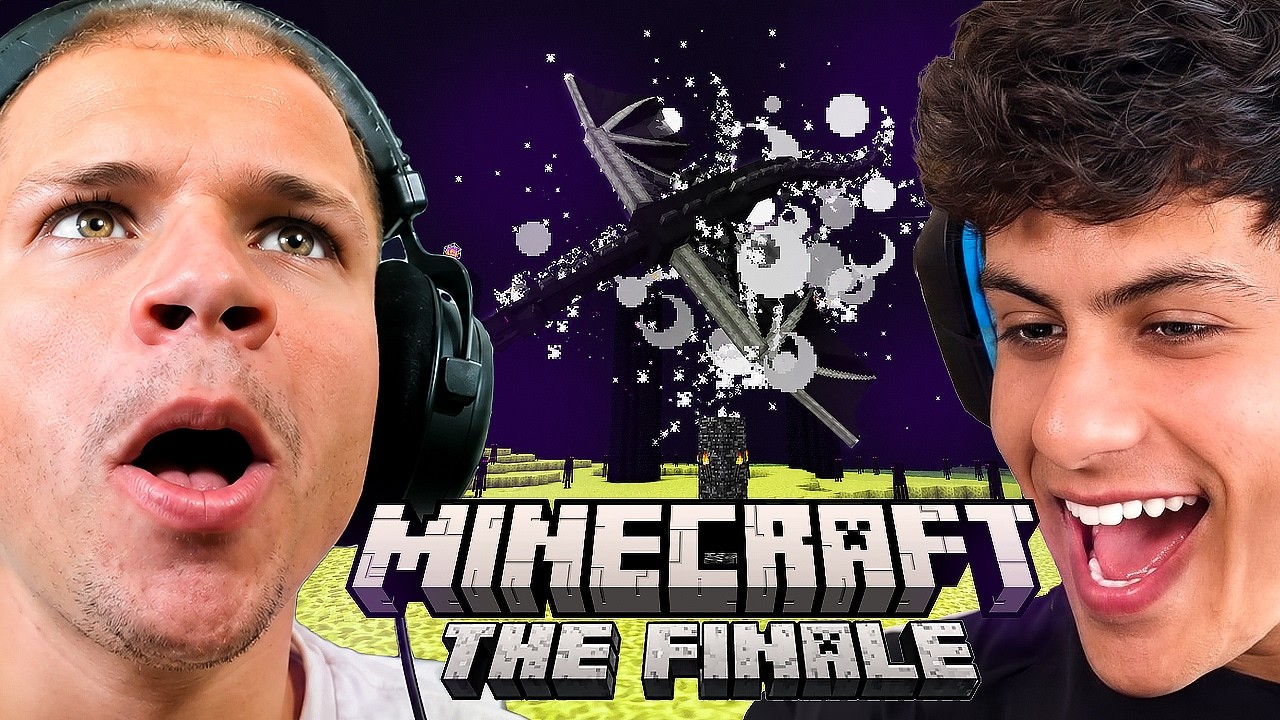 PLAYING HARDCORE MINECRAFT UNTIL WE BEAT IT thumbnail from YouTube