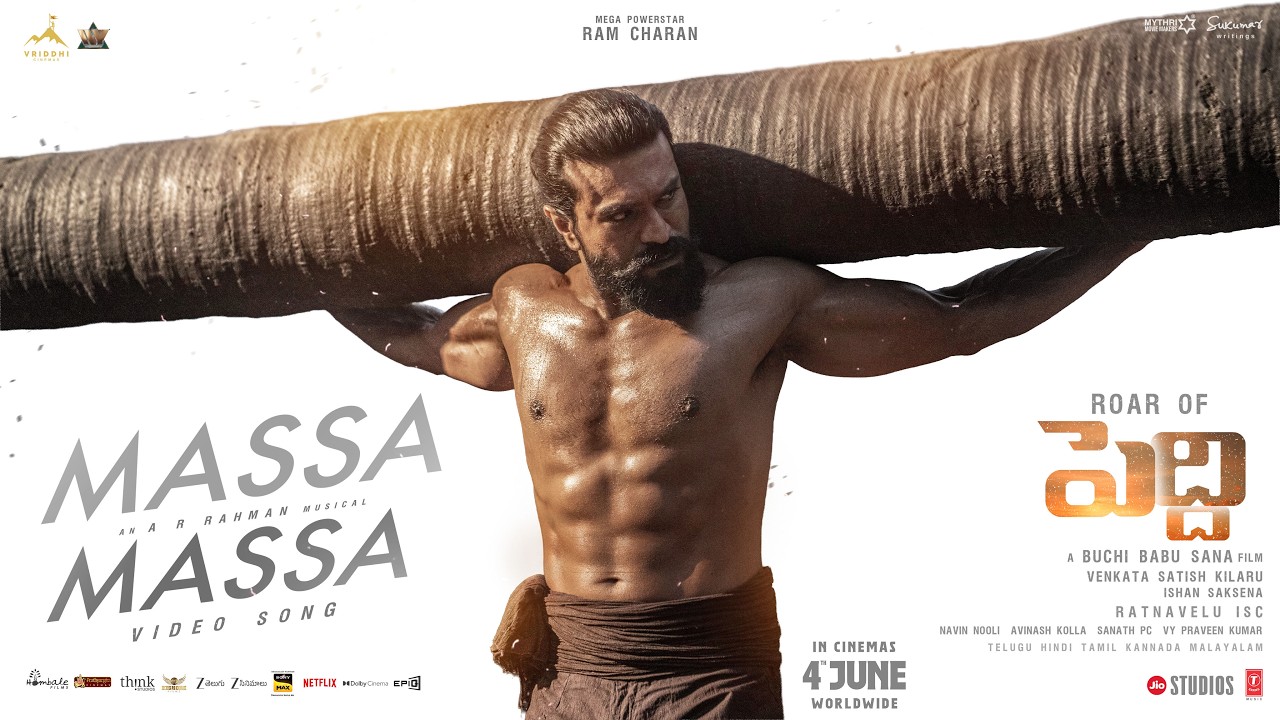 Massa Massa Lyrical Video | Peddi | Ram Charan | Buchi Babu | Janhvi | AR Rahman | Vishal Mishra thumbnail from YouTube