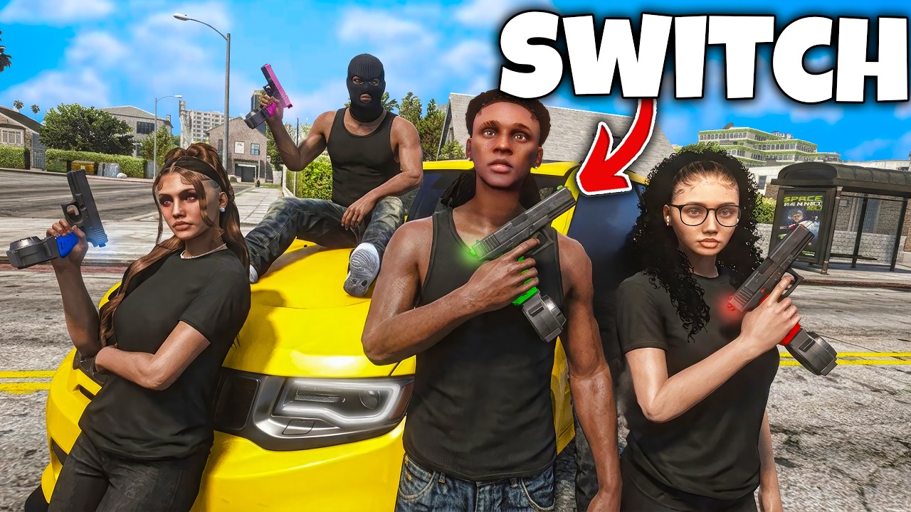 My GANG CRASHED OUT with 4 GLOCK SWITCHES in GTA 5 RP.. thumbnail from YouTube