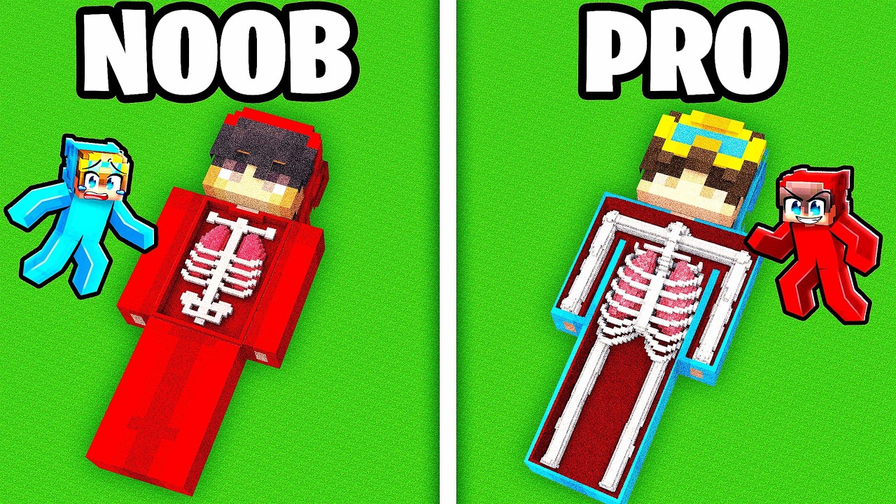 NOOB vs PRO: SECRET BODY Competition! thumbnail from YouTube