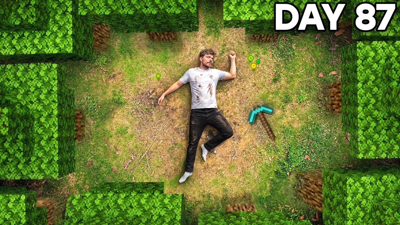 I Survived 100 Days In Realistic Minecraft thumbnail from YouTube
