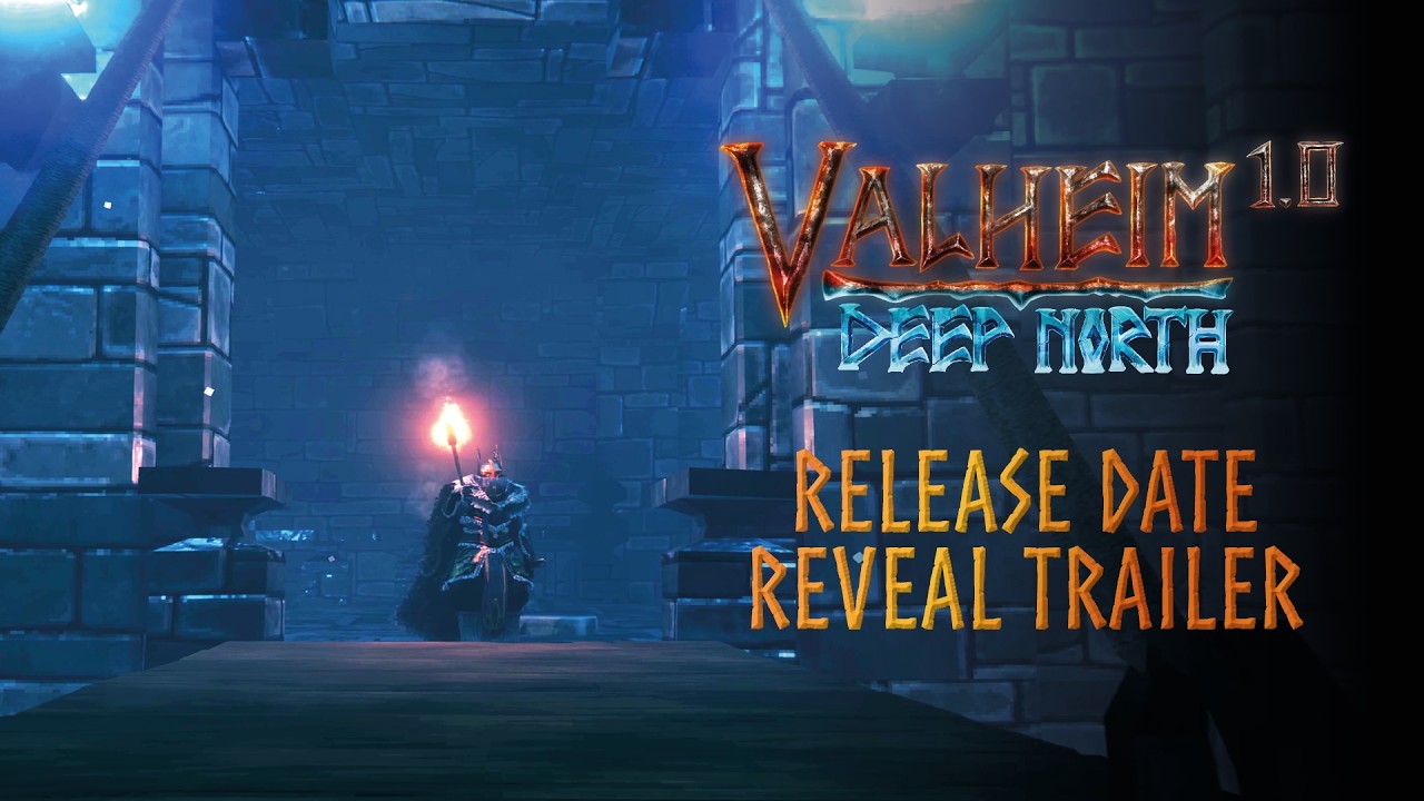 Valheim: 1.0 & Deep North – Release Date Reveal Trailer thumbnail from YouTube