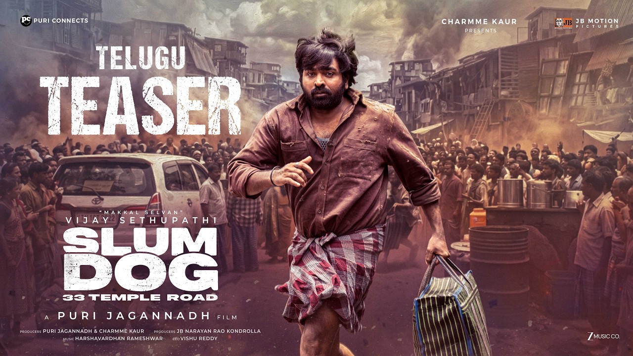 SlumDog - 33 Temple Road Teaser (Telugu) | Puri Jagannadh | Vijay Sethupathi | Tabu | Samyuktha thumbnail from YouTube