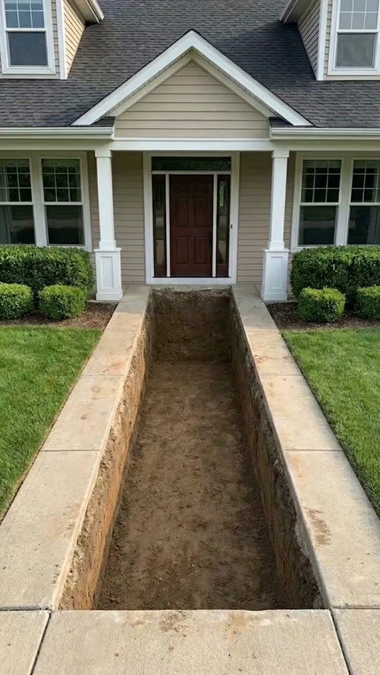 There’s a hidden room under my front door…  A buried shipping container is transformed into a luxury underground cine... thumbnail from TikTok