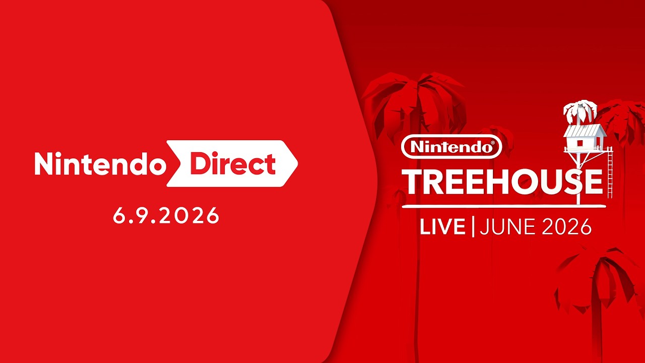 Nintendo Direct 6.9.2026 + Nintendo Treehouse: Live | June 2026 thumbnail from YouTube