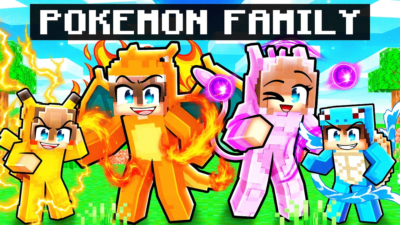 Having a POKEMON Family in Minecraft! thumbnail from YouTube
