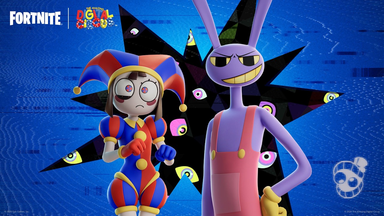 Pomni and Jax from The Amazing Digital Circus are coming to Fortnite! thumbnail from YouTube