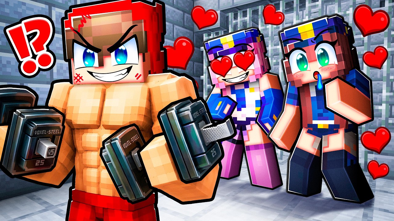 Bodybuilding to Rizz POLICE GIRLS.. (Minecraft) thumbnail from YouTube
