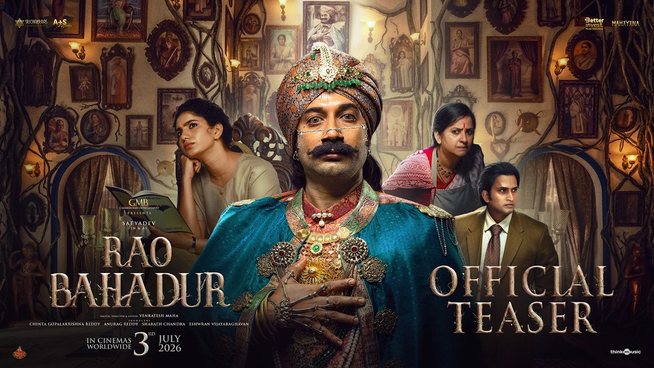Rao Bahadur Official Teaser | Satya Dev | Venkatesh Maha | GMB | SriChakraas | A+S thumbnail from YouTube
