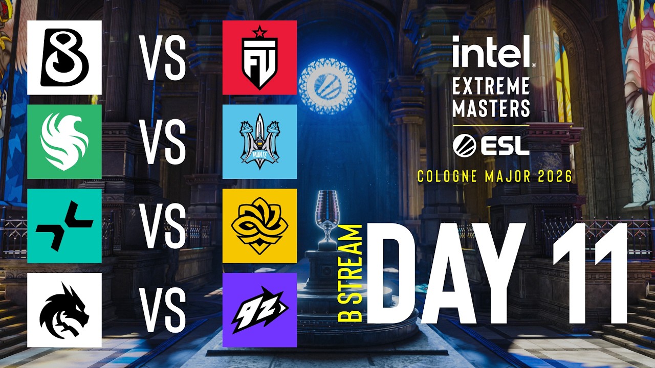 IEM Cologne Major 2026 - Day 11 - Stream B - FULL SHOW thumbnail from YouTube