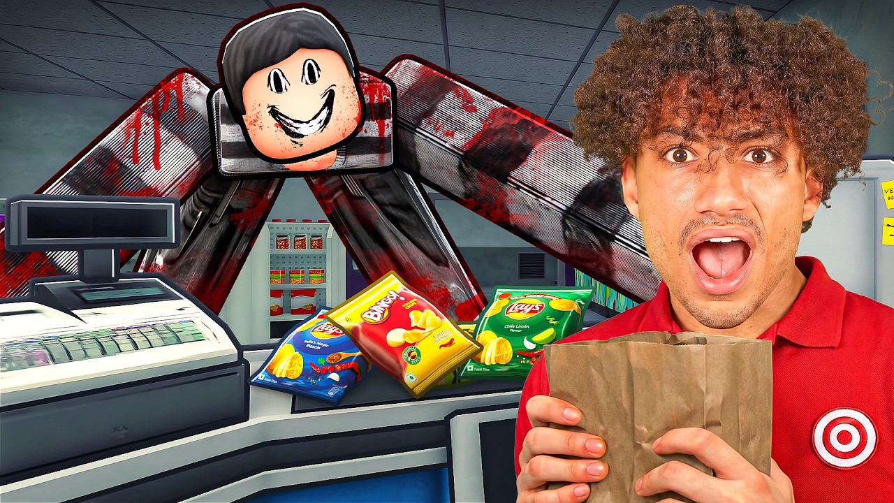 Surviving The Night Shift In Roblox.. thumbnail from YouTube