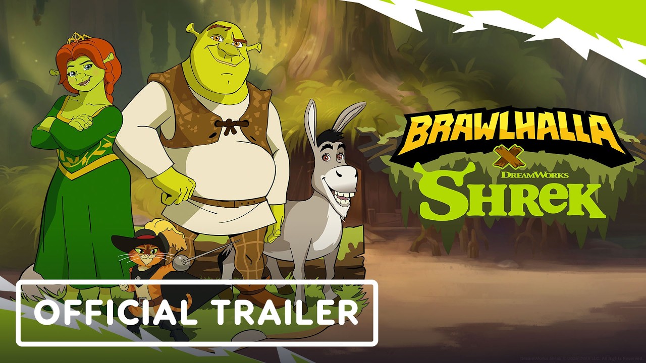 Brawlhalla x DreamWorks Animation Shrek - Official Crossover Event Announcement Trailer thumbnail from YouTube