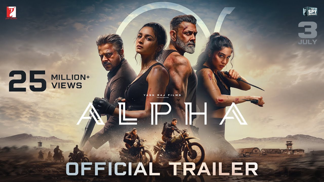 ALPHA | Official Trailer | Alia, Sharvari, Anil, Bobby, Shiv Rawail | YRF Spy Universe | 3 July 2026 thumbnail from YouTube