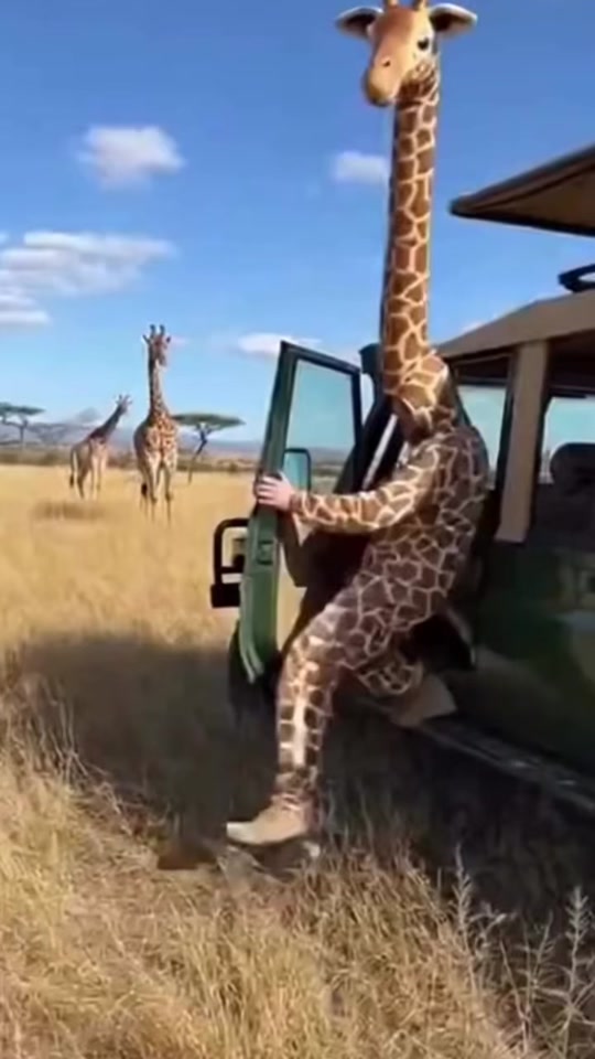 “Even the Real Animals Got Confused 😭🐾”so funny😂😂😂😝😝😝🤣🤣🤣….. thumbnail from TikTok