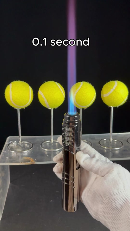 Lightsaber Lighter vs Tennis Ball thumbnail from TikTok