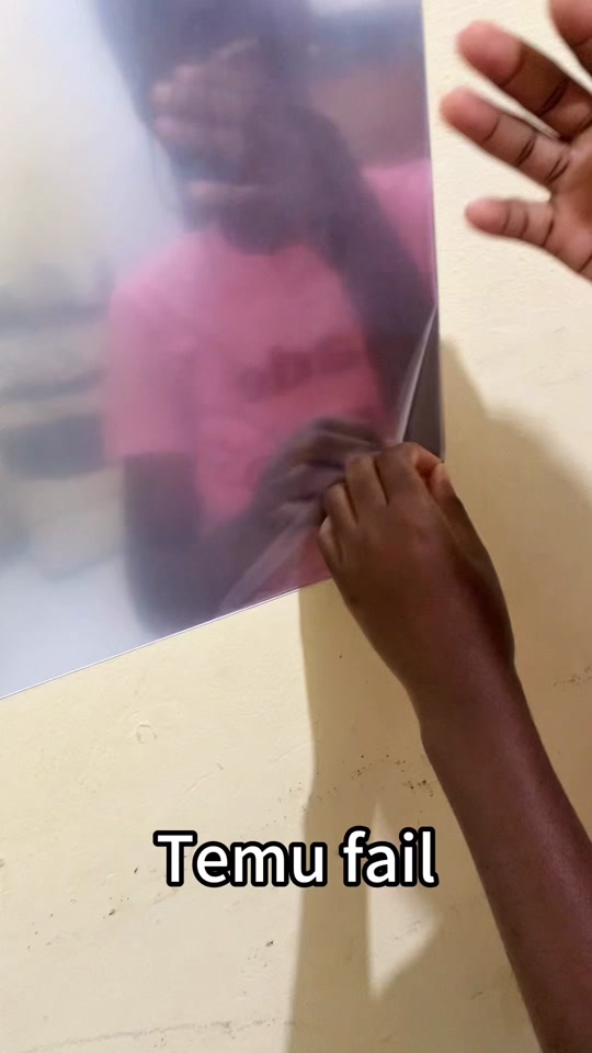 Temu failed thumbnail from TikTok