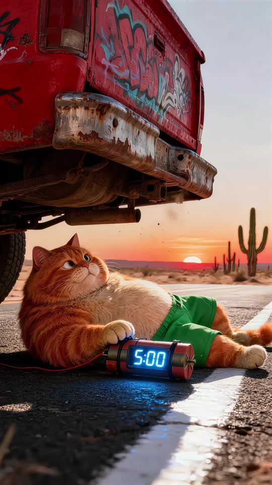 cute and chubby cat ,cats videos thumbnail from TikTok
