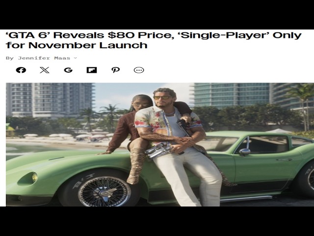 GTA 6 Price Confirmed I Was Right thumbnail from YouTube