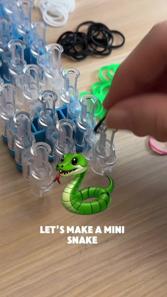 Let’s Make a Miniature Snake 🐍 | Design Credit: DIY Mommy & Kids on YT thumbnail from TikTok