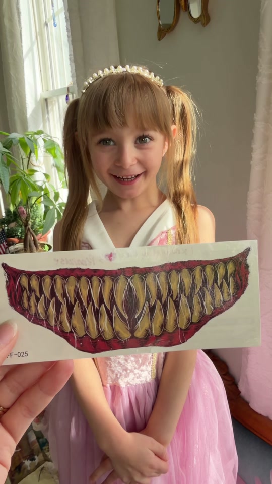 Thank you so much to the lovely woman who sent this tattoo to us! 😂❤️ Lily kept it on for two whole days! thumbnail from TikTok
