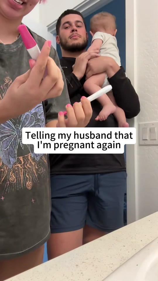 Telling My Husband He’s Going to Be a Dad — His Reaction Says It All thumbnail from TikTok