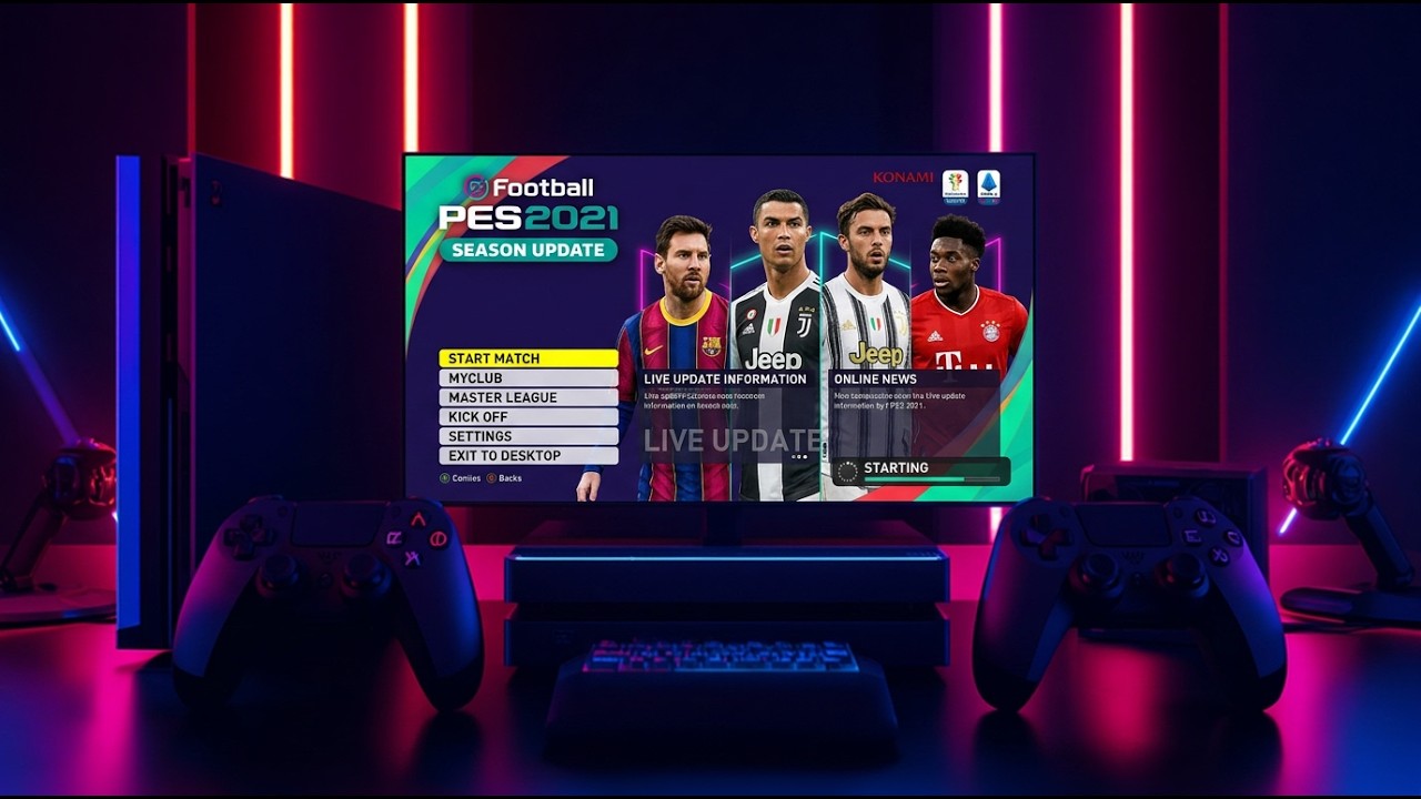 🔴Live Partido Completo Simulación I Videojuego de Fútbol I eFootball Pes 2021 thumbnail from YouTube