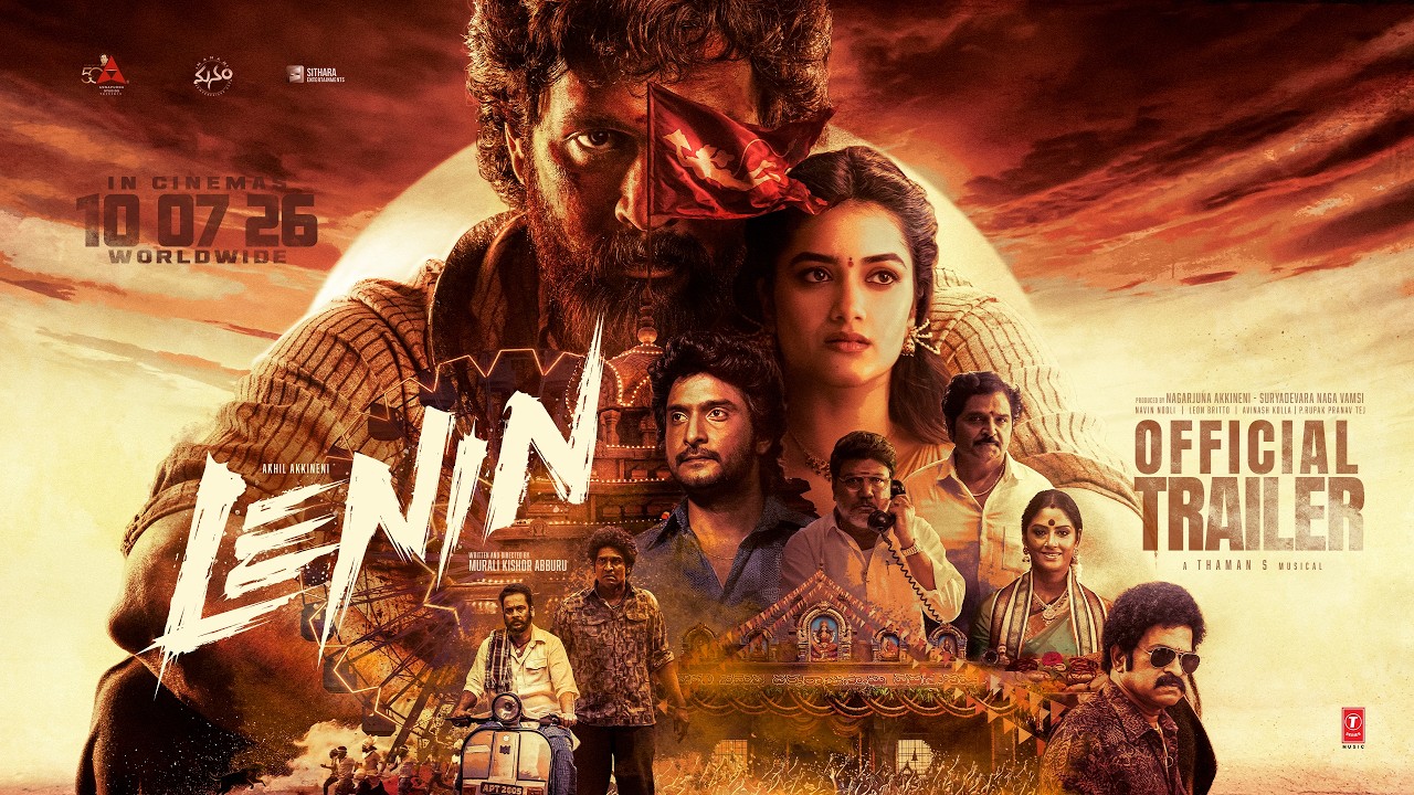 LENIN Trailer - Akhil Akkineni | Bhagyashri Borse | Thaman S | Murali Kishor | July 10th thumbnail from YouTube