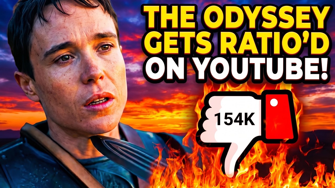 The Odyssey Countdown Trailer DOWNVOTED and RATIOED to Oblivion! thumbnail from YouTube