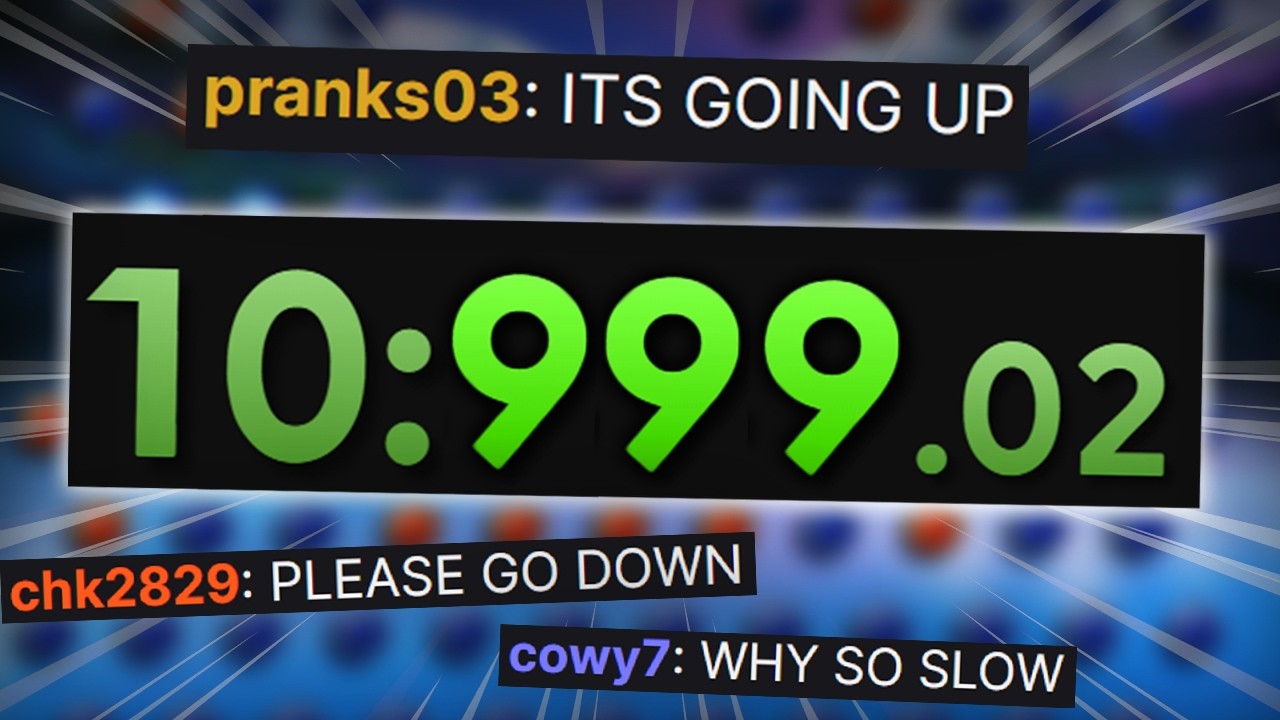 Stream ends in 10 minutes, but the timer goes backwards thumbnail from YouTube
