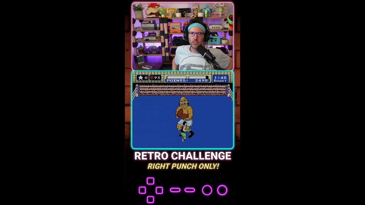 MIKE TYSON'S PUNCH-OUT - RIGHT PUNCH CHALLENGE (Portrait) thumbnail from YouTube
