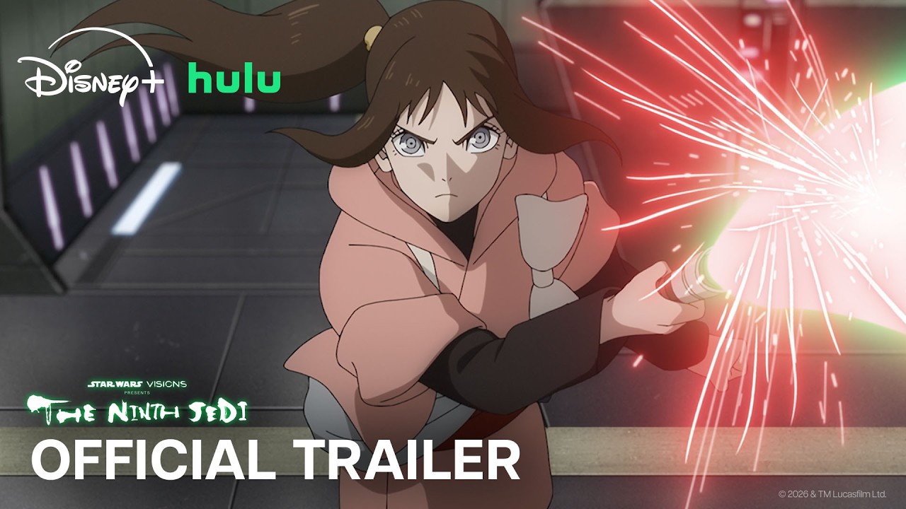 Star Wars: Visions Presents - The Ninth Jedi | Official Trailer | August 5 on Disney+ and Hulu thumbnail from YouTube