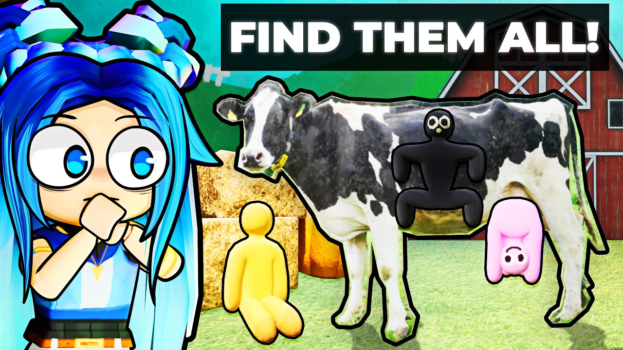 Hide & Seek But We PAINT OURSELVES! thumbnail from YouTube
