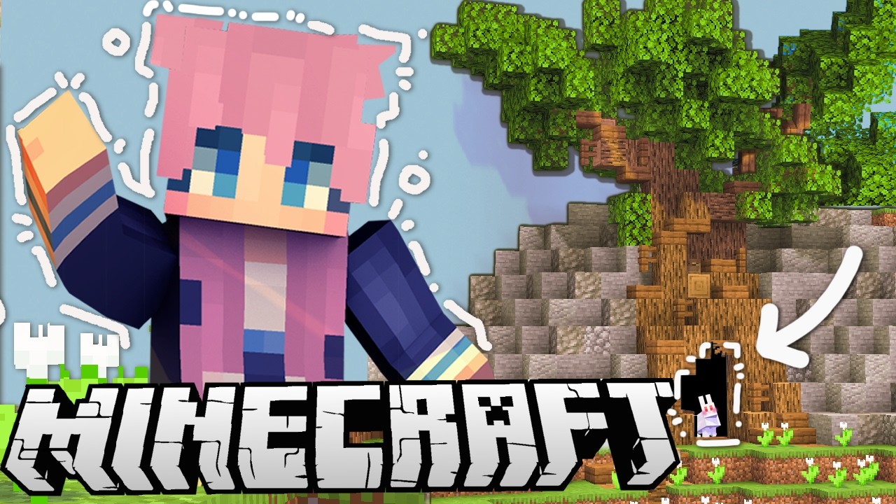 Secret Tree Hollow | Minecraft Forever World | Ep. 4 thumbnail from YouTube