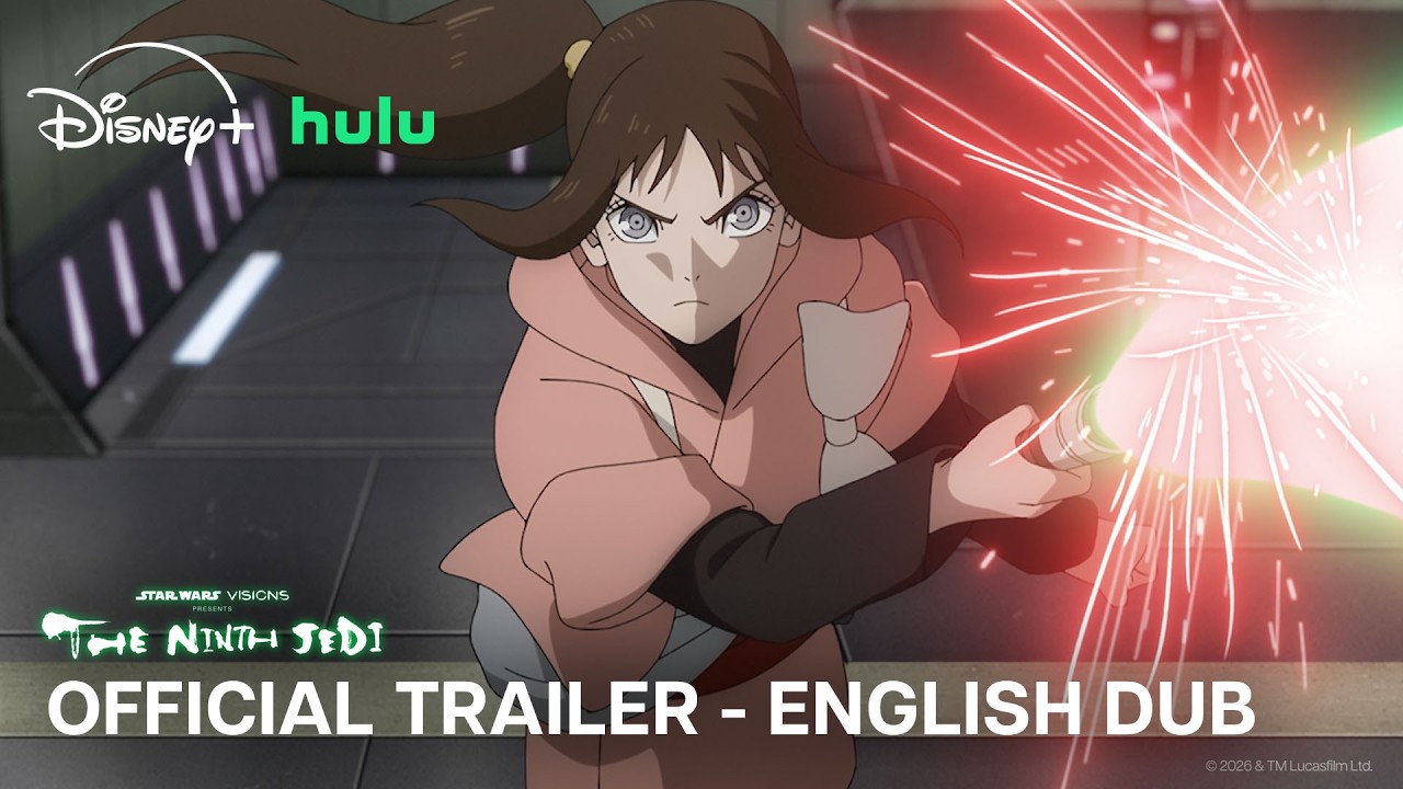 Star Wars: Visions Presents - The Ninth Jedi | English Dub Trailer | August 5 on Disney+ and Hulu thumbnail from YouTube